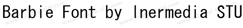 Barbie Font by lnermedia STUDIO字体转换